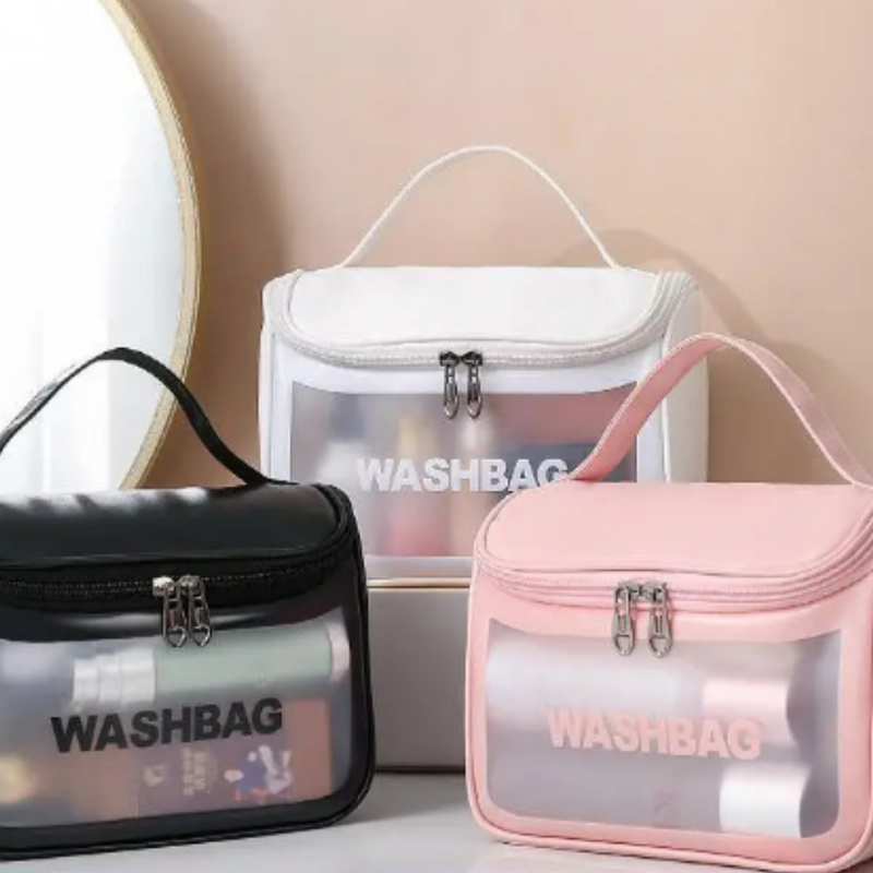 Bolsa Necessarie Transparente e Impermeável